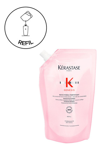 Champú de recarga Genesis Bain Hydra Fortifiant Kérastase, 500 ml