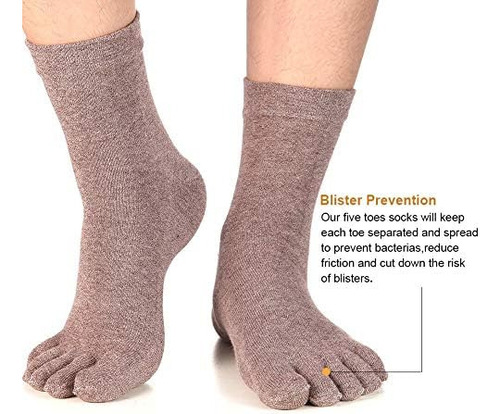 Calcetines De Algodón Para Mujer, Calcetines De Cinco Dedos