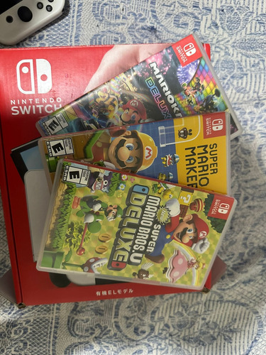 Nintendo  Nintendo Switch Switch Oled 64gb + 3 Juegos 