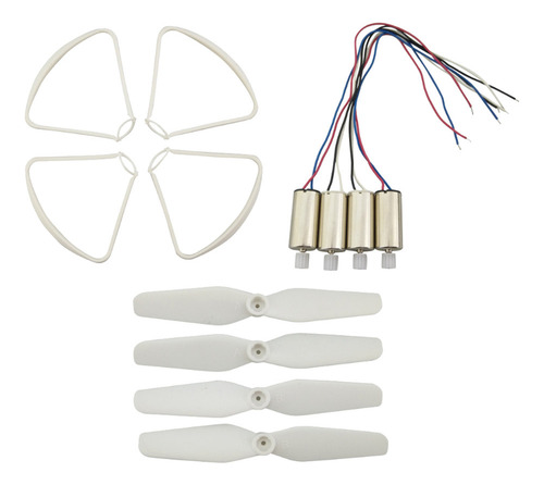 4x Propeller & & Motors Para X23 X23w Rc Helicopter Diy