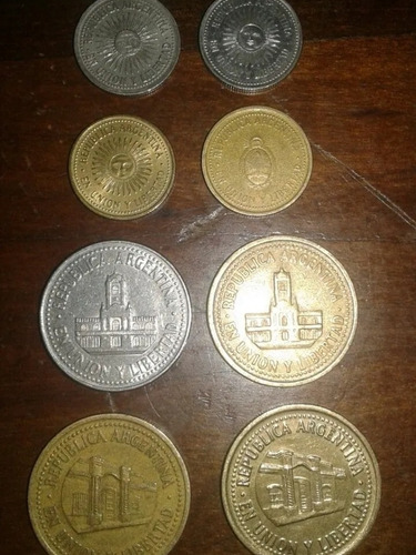 Monedas Argentinas De 5, 10, 25 Y 50 Centavos De 1993