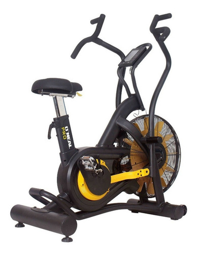 Bicicleta ergométrica O'Neal BF820 cor preto e amarelo