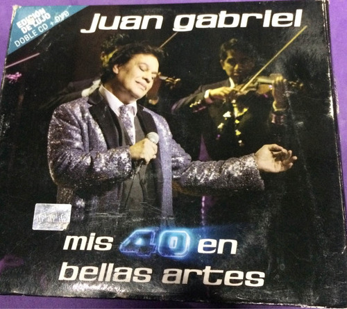 Juan Gabriel Mis 40 En Bellas Artes 3 Cds Originales