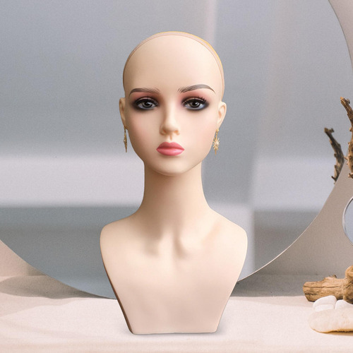 Cabeza De Maniquí Femenina, Soporte Para Cabeza De Estilo B