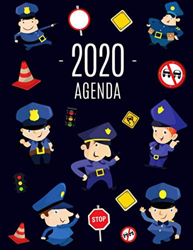 Policia Agenda 2020: Planificador Semanal | 52 Semanas Enero