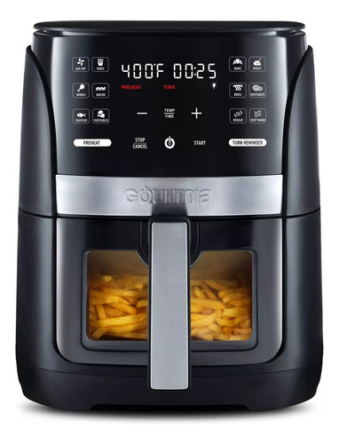 Freidora De Aire Gourmia Gaf616 Negra 5.7 Litros