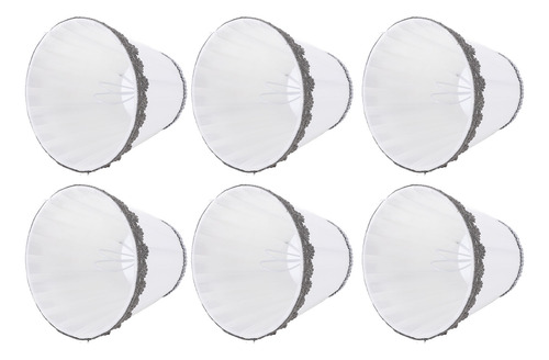Sombra De Tela Plisada Soft Ing, 6 Unidades, Para Mesa Y Sue