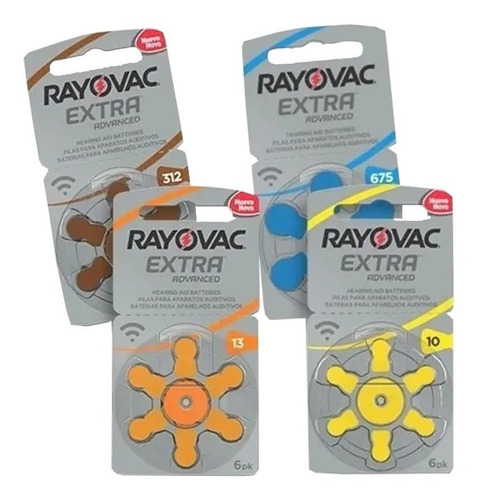 Pilas Audífono Rayovac Extra Advanced Blister 6 Pilas