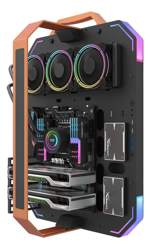 Gabinete Gamer Aigo Darkflash Blade ,atx, M-atx Y Itx, Nuevo Negro