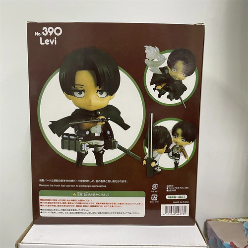 Figura De Acción De Pvc Attack On Titan Levi 390, Modelo De