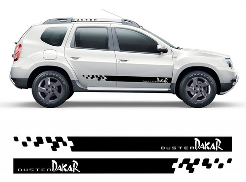 Adesivo Faixa Lateral Renault Duster Dakar  Par Dstr27
