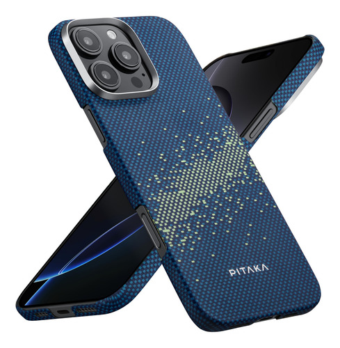 Capa De Telefone Pitaka Para iPhone 16 Pro Compatível Com Ma