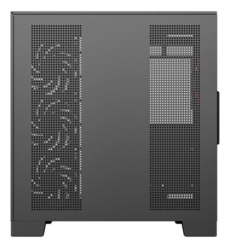 Gabinete Xyz Tesseract Argb 4 Fans Controller 3d Glass Dual Chamber Usb C