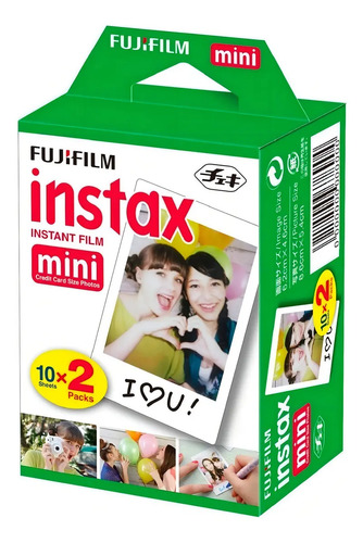 Fujifilm Instax Liso Branco 20 Mini Foto Instantania Com Blanco