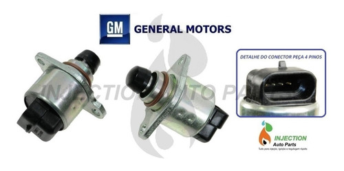 Atuador De Marcha Lenta Gm Blazer S-10 S10 4.3 V6 Gasolina