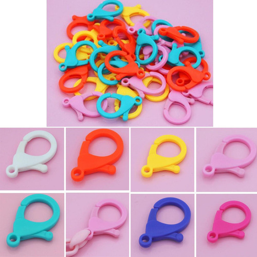 Clips De Encaixe De Plástico 100pcs Ganchos Da Amarelo