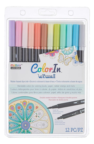 Uchida Leplume Ii Book Pens Art Supplies, Pastel