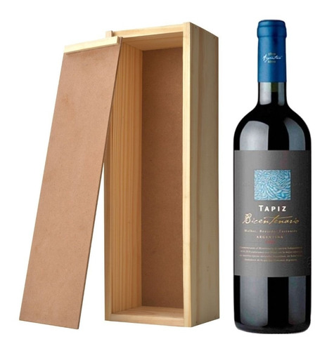 Vino Tapiz Bicentenario En Caja De Madera