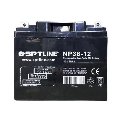 Bateria Agm 12v 38ah  Sptline Ciclo Profundo