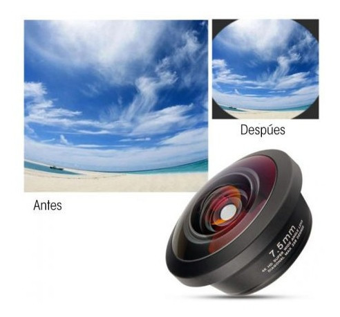 Lente Ojo De Pez 7.5mm Ulanzi Para Celular Gran Angular