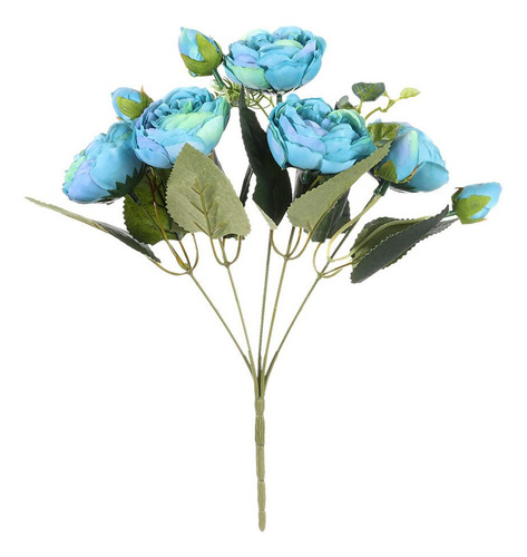 . Bouquet De Peonías, Rosas Artificiales, Flores
