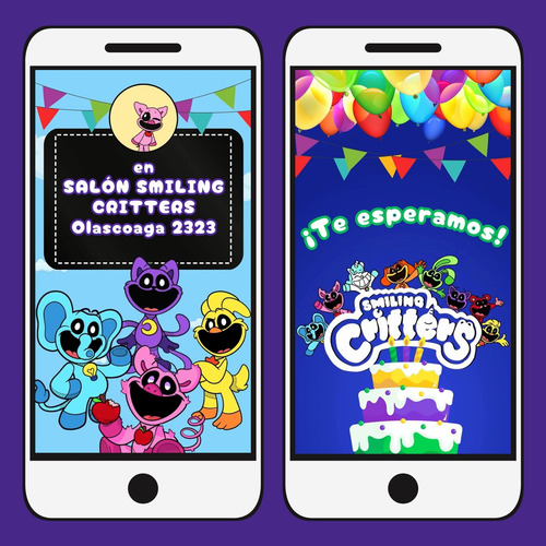 Video Invitación Animada - Cientos De Modelos - Smiling Critters