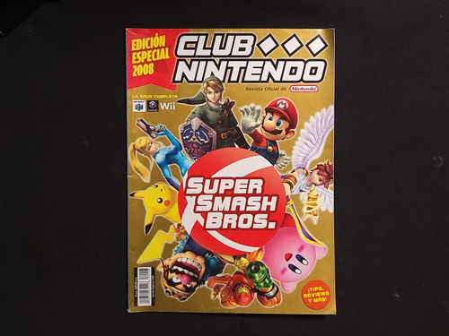 Revistas Club Nintendo Especial Super Smash Bros 2008