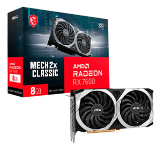 Tarjeta De Vídeo Msi Radeon Rx 7600 Mech 2x Classic Gddr6 8g