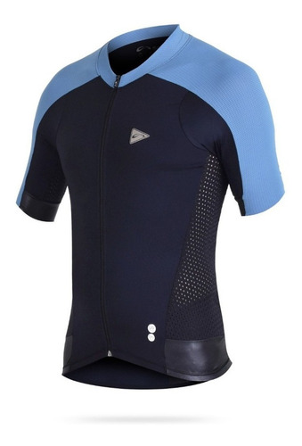 Imagem 1 de 1 de Blusa Ciclista New Training Masculino Preto Azul 