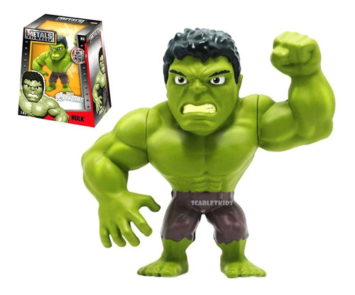 Hulk Figura Metals 4 Pulgadas Die Cast Jada Metalfigs