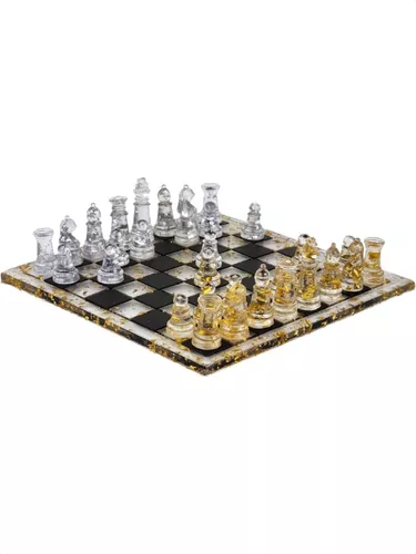 jogo de xadrez Bruxo medieval temático