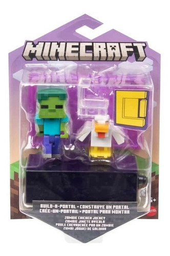 Figura De Jinete Avícola Zombie Minecraft Build A Portal