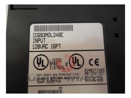 New In Box Ge Fanuc Ic693mdl240e Input Module Ssv