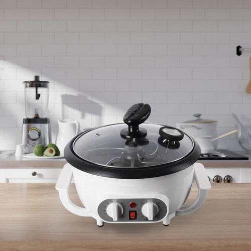 Roaster De Granos De Café Eléctrico 0-240 Con Temporizador