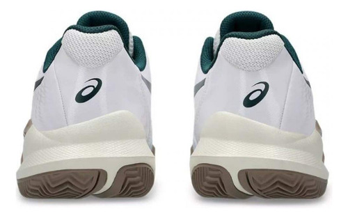 Zapatillas Asics Gel Challenger 14 Clay Blanco Verde Oscuro
