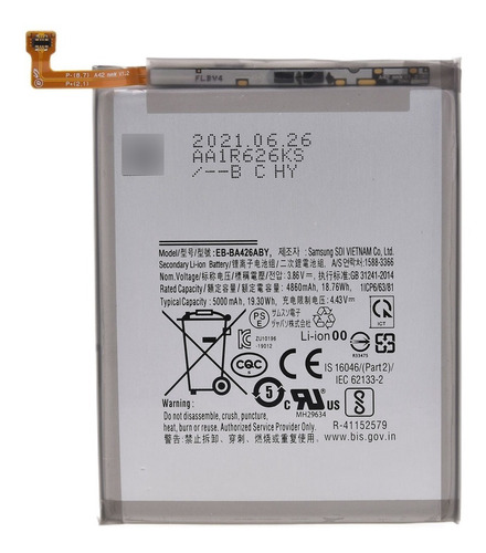 Bateria Para Samsung A32 5g/ A42 5g/ A72 Eb-ba426aby