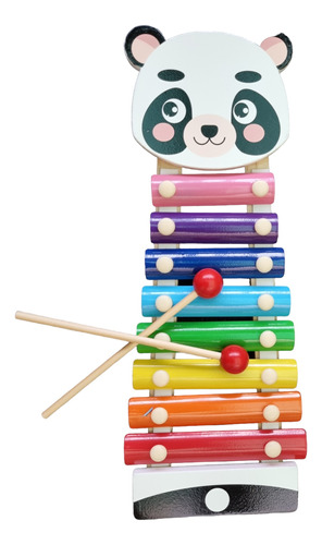 Juguete Xilofono Marimba 8 Tonos Con Figuras De Animales 