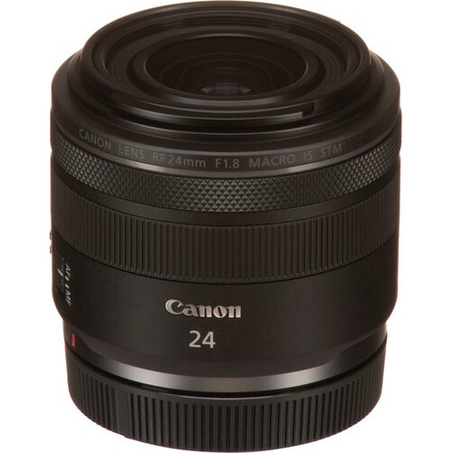 Lente Canon Rf 24mm F/1.8 Macro Is Stm Negro