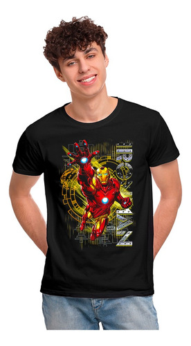 Playera Para Hombre Iron Man Mod2