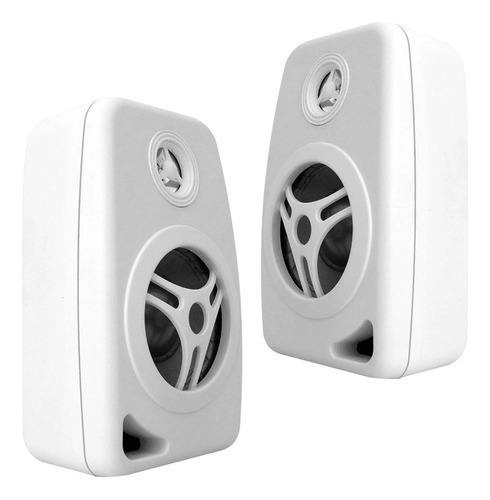 4 Caixas Acusticas Ambiente Leson 4 70w 8 Ohms Branca