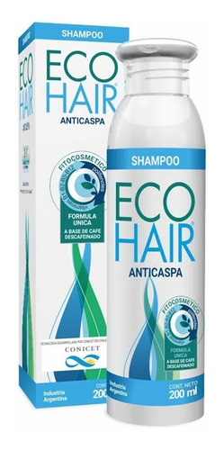 Eco Hair Shampoo Anticaspa Pelo Caspa Humectante 200ml Local