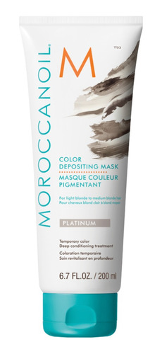 Máscara Moroccanoil Platinum 200ml Color E Hidratación