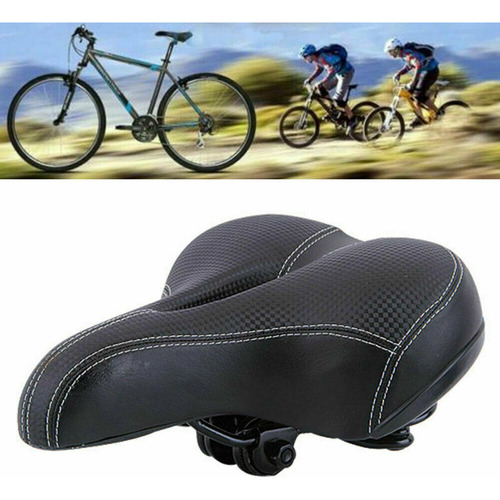 Asiento Cómodo Con Cojín Ancho Para Bicicleta Con Funda Impe