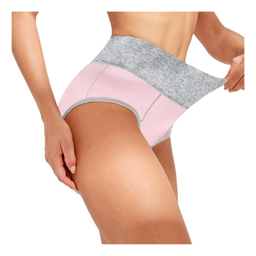 Calzoncillos Suaves De Retazos De Colores Para Mujer, Bragas