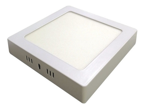 Plafon Panel Candil Led Cuadrado Blanco 12w Calido Frio