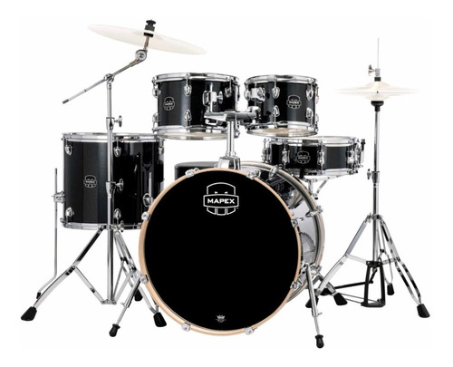 Mapex Venus Bateria 5 Cuerpos Bombo 22 Fierros Banqueta