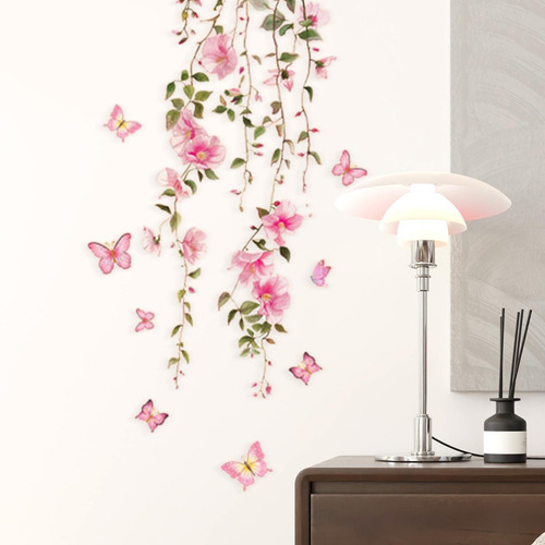 Pegatina De Pared De De Flores Decoración Decorativa