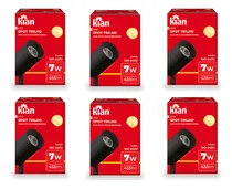 Comprar 6x Spots Preto Led Kian Trilho Eletrificado 7w Branco Quente