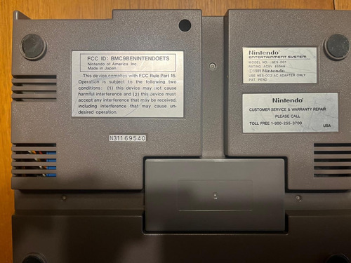 Nintendo Nes Standard - 1985 + 11 Juegos Gris