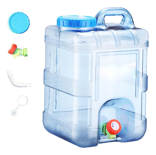 1 Recipiente De Agua For Acampar Con Grifo 15 Litros